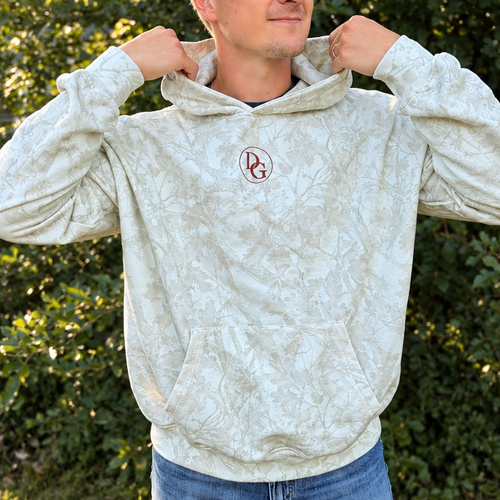 White Camo LIVE BOLDLY Hoodie