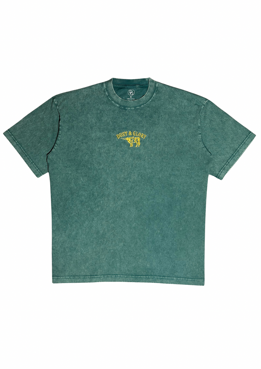 Green Oversized Embroidered Shirt