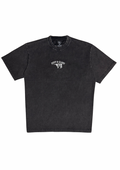 Black Oversized Embroidered Shirt